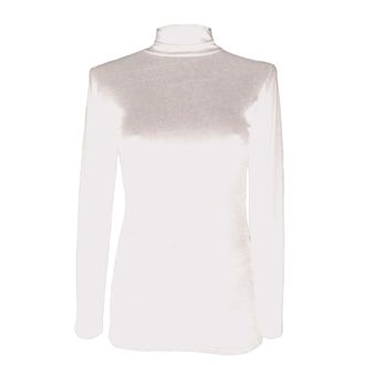 Cotton On Body 2 Body BNWT Polo Stretch Ladies Roll Neck Long Sleeve Viscose Top 8-22 Cream