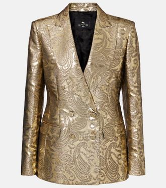 Etro Blazer in broccato paisley