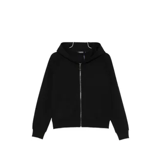 Max Mara Logo-embroidered Zip-up Hoodie