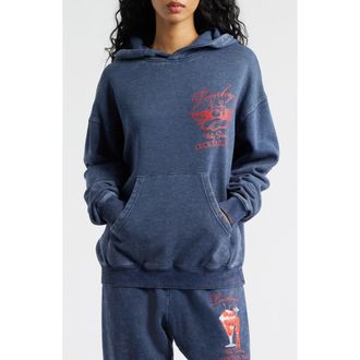 Boys Lie x Loverboy Racer Hoodie in Dark Blue at Nordstrom, Size X-Small