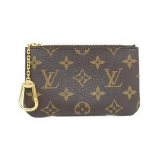 Louis Vuitton Vintage, unisex, Bruin, ONE Size, Pre-owned Canvas Portemonnee