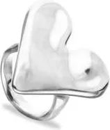 UNOde50 Sterling Silver Plated Ring In The Shape Of A Heart at Nordstrom, Size 21