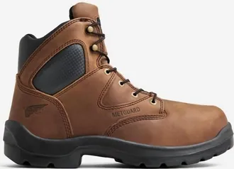 Red Wing Shoes Mens 6 Flexbond St Met Guard In Brown