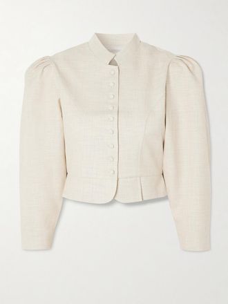 D'Estr&euml;e Paris Giacca Cropped Amoako Miele - Neutri