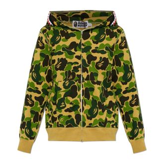 A Bathing Ape Zip-throughs, male, Green, Size: 2XL Zip-up Hoodie
