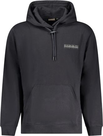Napapijri Heren, Sweatshirts & Hoodies, Zwart, Maat: 2XL