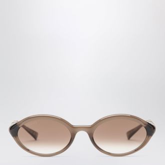 Gucci Brown oval sunglasses