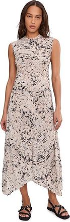 AllSaints Noor Dress Womens Dress Canter Ecru White : UK 16 (US Womens 12), Viscose