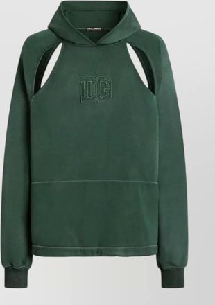 Dolce & Gabbana hoodie jacket long sleeves cut out kangaroo pocket