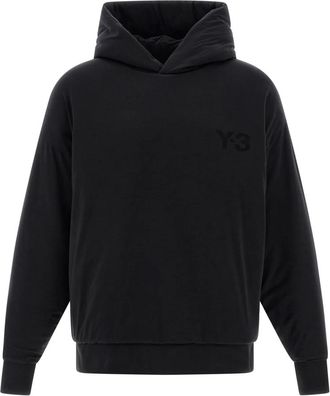 Yohji Yamamoto Gewatteerde Hoodie - Heren - Hoodies - Zwart - L - Hoodies & sweatvesten