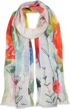 Echo Abstract Floral Wrap in Multi at Nordstrom