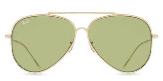 Ray-Ban RBR0101S Aviator Reverse 001/82 Mens Sunglasses Gold Size 59