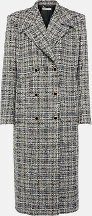 Alessandra Rich Lurex tweed coat