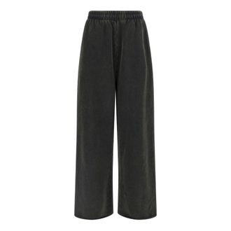 Entire studios Full Sweatpant - Dames - Wijde Broeken - Zwart - 2XS - Katoen - Broeken