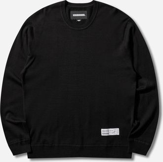 Neighborhood Men s Plain Crewneck Sweater Black