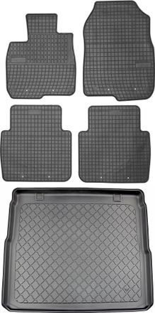 OEM Honda Cr-v Suv V A Partir De Octubre De 2018 Set - Alfombrillas De Goma Para Coche + Alfombrilla Para Maletero