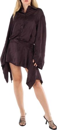 The Attico Ladies Brown Mischa Mini Dress, Brand Size 38 (US Size 4)