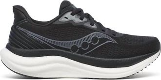 Saucony Womens Triumph 23 Running Shoes In Black White