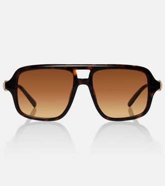 Gucci Horsebit aviator sunglasses