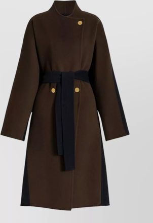 Alberta Ferretti cashmere wool long coat