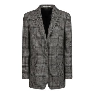 Tagliatore Dames, Jassen, Grijs, Maat: XS Leer