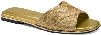 DKNY Harmony Slide Sandal in Gold at Nordstrom, Size 6.5