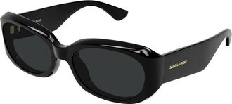 Saint Laurent SL 868/F Asian Fit 001 Womens Sunglasses Black Size 57