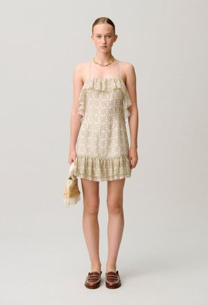 Claudie Pierlot Robe courte imprim&eacute;e