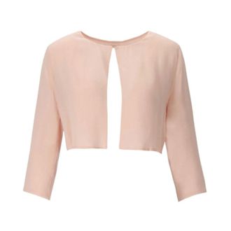 Twinset Light Jackets, female, Pink, Size: S Short Jacket