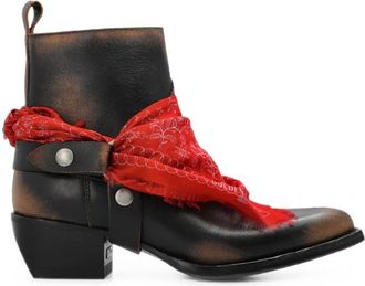 Golden Goose Black Debbie leather boots