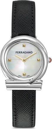 Ferragamo Orologio Gancini 28mm - Bianco