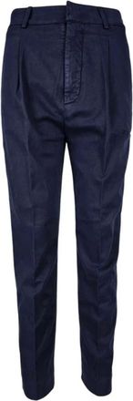 Dondup Dames, Broeken, Blauw, Maat: W29 Katoen