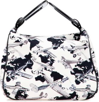 Chanel Pre-owned Handbags, female, Black, Size: ONE SIZE Pre-owned Printed Handbag