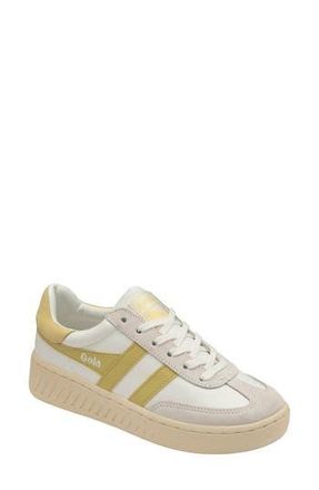 Gola Dropshot Sneaker in White/Lemon at Nordstrom Rack, Size 5