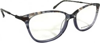 Bcbgmaxazria Womens Rowan Cat Eye Eyeglasses In Blue Brown Fade