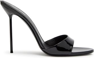 PARIS TEXAS Lidia 105 Patent Leather Mules - Black - 36 (IT36/ UK3)