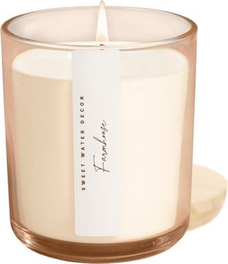 Sweet Water Decor 12oz Tinted Glass Jar Candle - Sweet Scents in Farmhouse at Nordstrom