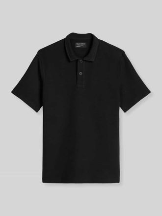 Marc O'Polo Regular Fit Poloshirt aus Baumwoll-Mix in Black, Gr&ouml;&szlig;e XXXL
