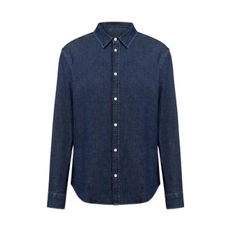 Dondup Denim Shirts, male, Blue, Size: 2XL Us313S Denim Shirt
