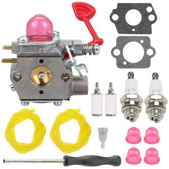 OEM Kit De Carburador Wt-875 Para Soplador Mac Mc200vs P200c - Compatible Con Soplador De 200 Mph, Reemplaza P325 Y 545081855 - Carburador De Repuesto Par