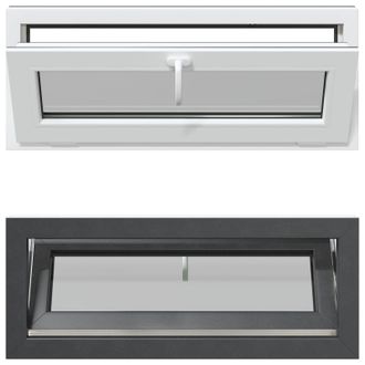 vidaXL Color Interno De Ventana De S&oacute;tano Blanco Risor 100 X 40 Cm Vidaxl