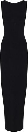 Elisabetta Franchi Red Carpet Jurk - Dames - Avondkleed - Zwart - L - Leer - Kleedjes