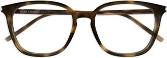 Saint Laurent Eyewear Occhiali con effetto tartarugato - Marrone