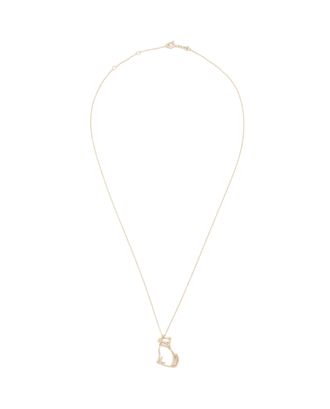Aliita Miau 9K Gold Cat Pendant Necklace