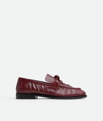 Bottega Veneta Astaire Loafer - Bordeaux - Woman - 36_5 - 100% Lambskin