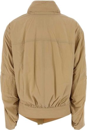 Isabel Marant Womens Beige Lyocell Theresa Jacket Desert Nylon