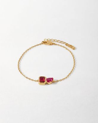 Edge of Ember Toi Et Moi Courage Bracelet in Metallic Gold at Nordstrom