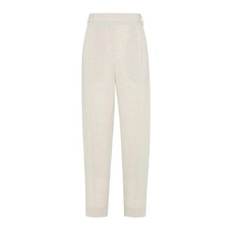 Brunello Cucinelli Donna, Pantaloni, Beige, S, new