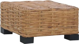 vidaXL Mesita De Rat&aacute;n Natural 47x47x28 Cm Vidaxl