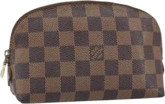 Louis Vuitton Pre-owned Clutches, female, Brown, Size: ONE SIZE Pre-owned Canvas Clutch